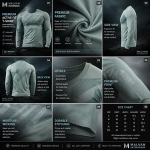 Men's Long Sleeve Geometric Print Moisture Wicking Fitted Crew Neck <b>Athletic</b> Shirt Full Sleeve Polyester Sport Top - Product Image 6
