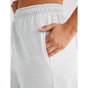 Pantalon de jogging cargo en molleton surdimensionné pour femme avec poches, taille haute, coupe ample, pour tenues confortables d'automne - Product Image 5