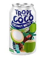 100% boisson à l'eau de coco fraîche 330ml en aluminium peut produire OEM un fabricant leader du Vietnam-Échantillons gratuits