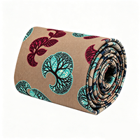Tissu Wax Ankara Batik Africain Double Face Imprimé, 6 Yards par Pièce, Disponible en Gros pour la Fabrication de Vêtements