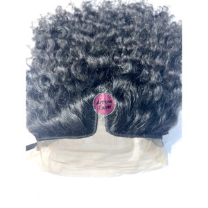 Perruques bouclées en cheveux humains naturels indiens Remy, partie en T, densité 180 %, sans colle - Product Image 3