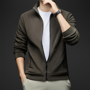 <b>Men's</b> Thermal <b>Sherpa</b> <b>Fleece</b> Full Zip <b>Jacket</b> with Stand Collar Warm Winter Outdoor Casual Wear Supplier Wholesale Price - Product Image 5