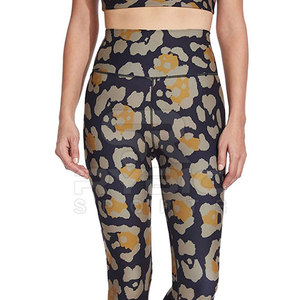 Leggings de sublimación para mujer de producción OEM confiable, con material ligero y color duradero. - Product Image 5