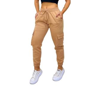 Pantalons cargo pour femmes de haute qualité à bas prix, coupe ample avec cordon de serrage et poches, pantalons de randonnée pour femmes, exportés par un fournisseur du Bangladesh - Product Image 6