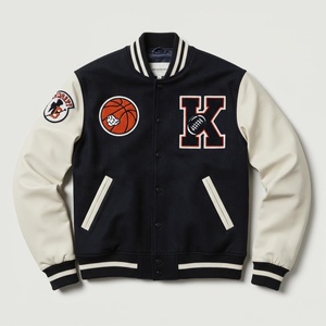 เสื้อแจ็คเก็ตวาร์ซิตี้ผู้ชายคุณภาพพรีเมียม ดีไซน์คลาสสิกแบบ Letterman สำหรับเบสบอล ตัดเย็บอย่างสวยงามและมีสไตล์ - Product Image 2
