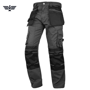 Pantalones de Trabajo de Poliéster Fluorescente de Alta Visibilidad con Múltiples Bolsillos EMPIRE TREND WEARS Premium para Hombre |   Carga Utilitaria de Alta Resistencia - Product Image 3