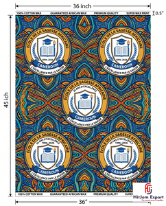 Custom African Wax Print Fabric Manufacturer School Anniversary Convention Uniform Celebration Textile Supplier OEM ODM - Product Image 3