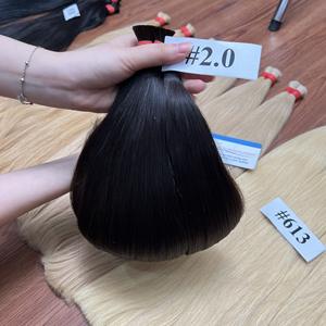 Producto caliente 2025 cabello natural liso a granel de color de alta calidad cabello humano vietnamita - Product Image 4