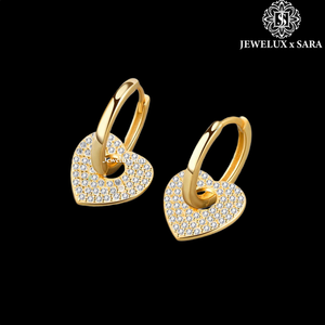 Moissanite Diamond Hoop Butterfly Earrings in Sterling Silver Fashion Jewelry for Daily Wear and Special Event Use - Product Image 3