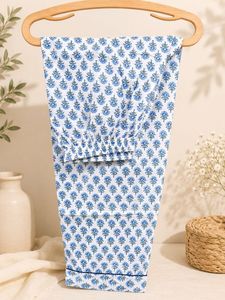 <b>Women's</b> Short Sleeve Floral Print Pajama Set Notched <b>Collar</b> Top and Pants <b>Women</b> Night Suit Floral Lounge Set Notched <b>Collar</b> - Product Image 4