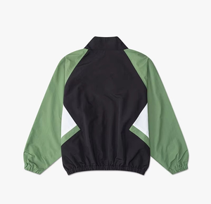 Survêtement de sport pour homme 2026 de haute qualité, coupe-vent à fermeture éclair intégrale, avec empiècements contrastants, léger, respirant, imprimé uni - Product Image 4