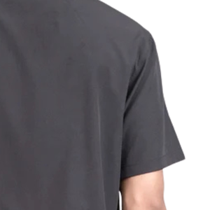 เสื้อเชิ้ตผู้ชายแขนสั้นสีเทาชาร์โคล ทรงลำลอง กระดุมหน้า สไตล์ลำลอง แฟชั่น - Product Image 5