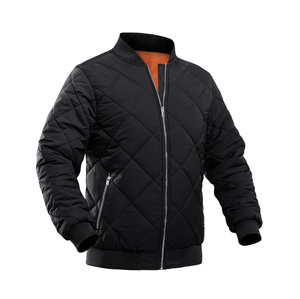 Chaqueta Bomber de Invierno para Hombre ARTIZ INTERNATIONAL, 100% Poliéster Ecológico, Cortavientos, Cuello en V, Cierre de Cremallera, Corte Regular - Product Image 4