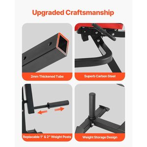 Panca per Esercizi Gambe Regolabile con Capacità di 317 kg, Macchina Speciale per Estensione e Flessione Gambe, Attrezzo per Allenamento Cosce - Product Image 3