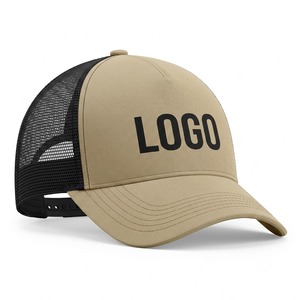 5 Panel Trucker <b>Cap</b> Nylon Front Panel Breathable Mesh Back Buckle Closure Design Blank Plain No Logo Custom Factory Direct - Product Image 6