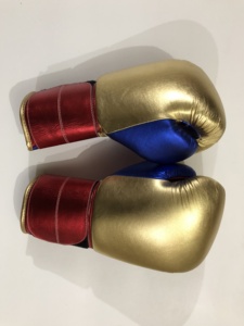 Guantes de Boxeo de Cuero Vacuno con Logotipo Personalizado, Guantes Profesionales de Entrenamiento y Sparring para Gimnasio, Kickboxing, MMA, Venta al Por Mayor Directa - Product Image 5