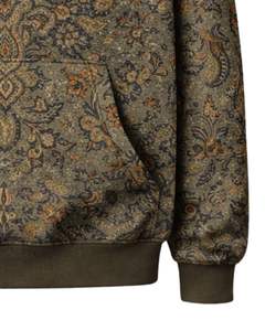 Sudadera con Capucha Personalizada para Mujer, Estampado Paisley Oliva, Felpa de Algodón, Estilo Casual, Fabricante Personalizado, Proveedor de Ropa al por Mayor - Product Image 6