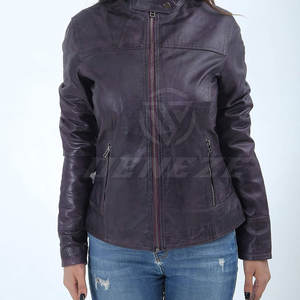 Veste en cuir pour femme, best-seller, prix raisonnable, respirante et légère, pour un usage décontracté - Product Image 2