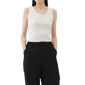 Camiseta sin mangas de algodón para mujer, diseño personalizado, 260 g/m², estilo deportivo, venta al por mayor 2026 - Product Image 1