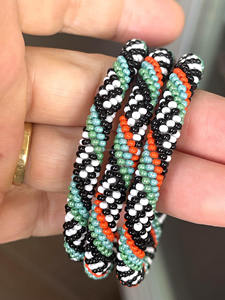 Colorful Beaded Spiral Charm <b>Bracelets</b> Set Elastic Seed Beads Stackable <b>Stretch</b> Luxury Unisex Gift Jewelry Custom Wholesale - Product Image 5