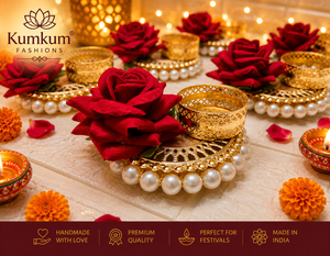 Support de bougie chauffe-plat décoratif floral rose fait main indien tendance pour Diwali, mariage, Pooja, décoration intérieure, cadeau de retour festif et souvenir - Product Image 4