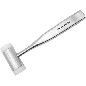 Surgical Mallet Implant Surgical <b>Hammer</b> Capped Ends Ergonomic 6.5 Inch Handle Autoclavable Medical Grade Bone - Product Image 5