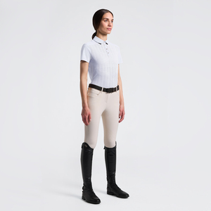 High Quality 4way Stretch Horse Riding Equestrian Shirt Top <b>Base</b> <b>Layer</b> Competition Show Shirt Polo in Soft Feel Technical Fabric - Product Image 5