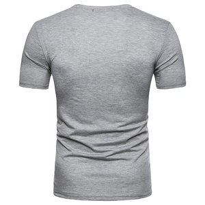 Camiseta de Hombre con Logotipo Personalizado, 100% Algodón Tejido, Impresión Digital Formal, Corte Regular, Estilo Hip Hop, Transpirable, de Alta Calidad, Color Personalizado - Product Image 4