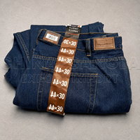 Fabriqué au Bangladesh, denim de qualité export, coton avec élasthanne, résistant à la décoloration, streetwear unisexe, fournisseur de jeans en surplus