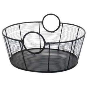 Vegetable <b>Basket</b> and Storage Container New Latest Arrival Round Fruit <b>Basket</b> <b>with</b> <b>Handles</b> Easy Portable <b>Basket</b> Hot Sale - Product Image 1