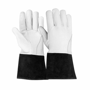 ถุงมือเชื่อมหนังวัวคุณภาพสูงและหนังแยกชั้น ทนไฟ นุ่มสบาย เหมาะสำหรับดับเพลิงและปิ้งย่าง - Product Image 6