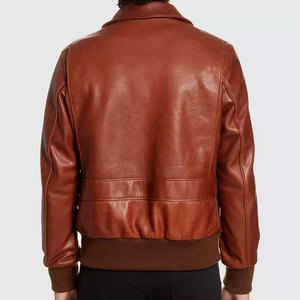 Nouvelles vestes universitaires en cuir personnalisées à prix d'usine, manches longues, logo frontal, haute qualité, pour hommes, hiver, adultes, OEM - Product Image 2