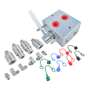 Vanne di controllo direzionale e di flusso a 3 vie, 20 GPM, 3000 PSI, con gruppo moltiplicatore idraulico e connessione NPT con O-ring - Product Image 5
