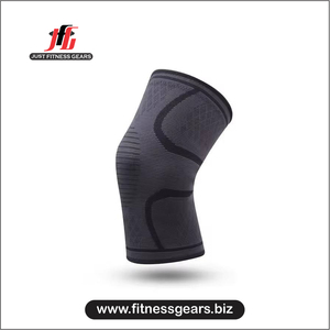 JUST FITNESS GEARS Genouillère de compression pour la musculation, en nylon et coton respirants, avec fermeture auto-agrippante, unisexe adulte - Product Image 1