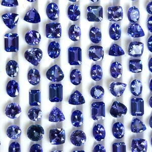 AAA Natural Tanzanite Faceted Loose Gemstones Loupe Clean <b>Round</b> Oval <b>Cushion</b> Trillion Heart Cut 7mm to 12mm for Jewelry Making - Product Image 1