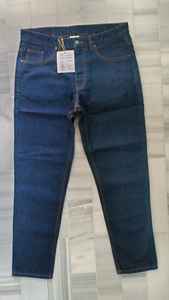 Custom ODM Bulk Order Pants <b>Trouser</b> Casual Selvedge Denim Direct Factory Cargo Overalls Blue Wide Leg Baggy Jeans <b>Men's</b> Pants - Product Image 5