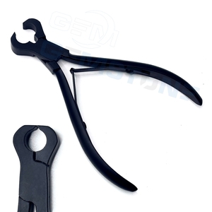 Alicates Profesionales para Cortar Extensiones de Cabello |   Herramienta para Cortar Enlaces de Queratina |   Cortador para Remover Extensiones de Cabello Fusion, Color Negro - Product Image 3