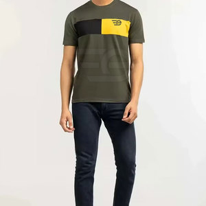 T-shirts pour hommes tendance, décontractés, style streetwear, tissu respirant, coupe confortable, vêtements d'été, fournisseur de t-shirts pour hommes - Product Image 5