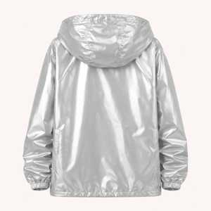 Vestes brillantes pour hommes, légères, métalliques, à manches longues, pour soirée, club de nuit, trench-coat brillant, sweat à capuche, manteau disco, vestes pour hommes - Product Image 4