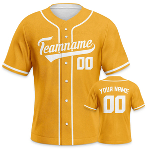 Camiseta de Béisbol Gris Personalizada para Hombre, Manga Corta, Cierre de Botones, Nombre del Equipo Impreso, Malla Transpirable, Unisex, Ropa para Adultos, ODM OEM - Product Image 6