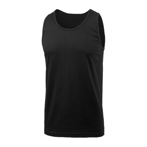 ELINE SPORTS Summer Casual Fitness Tank Top for Men Breathable 100% Cotton <b>Knitted</b> Fabric Customizable OEM Service Solid <b>Pattern</b> - Product Image 4