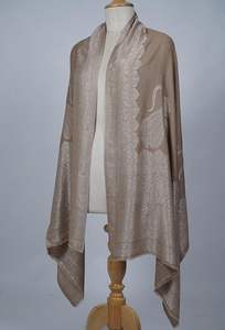 Écharpe en cachemire et laine fine réversible pour femme VIC, respirante, élégante, double face, pour tous les jours, pour l'extérieur, 70x200cm - Product Image 5