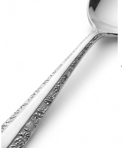 Ensemble de couverts en acier inoxydable avec poignée gravée à la main, design élégant, parfait pour les mariages et les occasions spéciales - Product Image 2