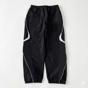 High Quality Custom Zip Oversized Men Spring Casual Streetwear Tracksuit <b>Set</b> Windbreaker Custom Logo Nylon Tracksuit - Product Image 4
