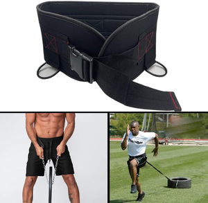 Adjustable Heavy Duty Neoprene Weightlifting Dip <b>Belt</b> with Non-Slip Buckle <b>Chain</b> Support for Unisex Gym Home Strength Training - Product Image 4