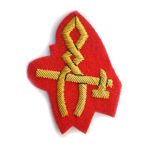 High Custom Hand Embroidered Badge Custom Shape & Color <b>Sew</b>-On Fabric Badges for Uniform Garment - Product Image 5