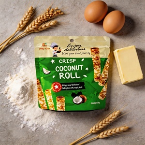 Blessed Harvest - Rollos Crujientes de Coco Dulce 50g - Bocadillo de Pastel de Coco Crujiente - Product Image 5