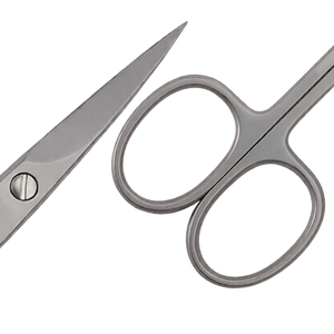 Ciseaux à cuticules professionnels en acier inoxydable, pointe fine courbée, durables, 3,5 pouces, droits, pour manucure et pédicure - Product Image 5