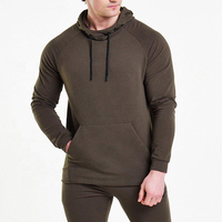 Hoodie Gym Pria Untuk Latihan Musim Dingin, Fitness, OEM, Ukuran Dapat Disesuaikan, 2026, Pullover, Solid, Ramah Lingkungan, Cepat Kering
