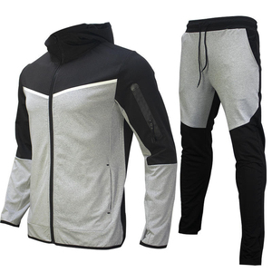 Conjunto Deportivo Personalizado para Hombre, Talla Grande, Invierno, Informal, Sudadera y Pantalones de Forro Polar, Conjunto Deportivo de Alta Calidad, Grueso, para Hacer Ejercicio - Product Image 4